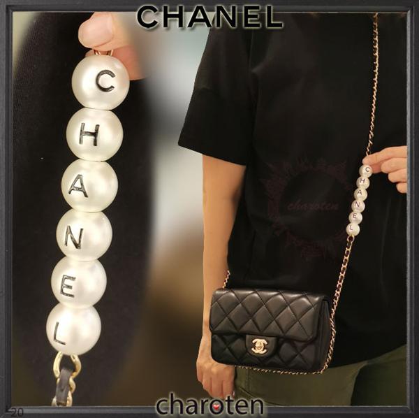 CHANEL シャネル偽物 ロゴ入りパールにLove 超限定 ミニショルダ 20021410